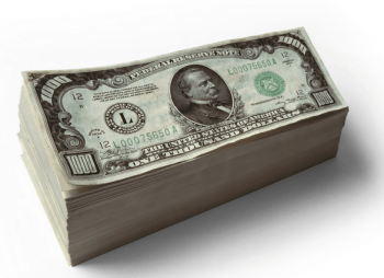 Pile d'argent en espèces