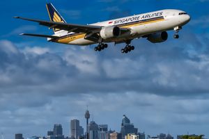 Avion de Singapore Airlines