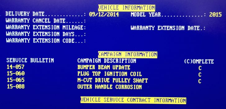 Problèmes de rappel de service Honda Fit