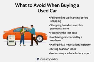 Ce qu'il faut éviter lors de l'achat d'une voiture d'occasion