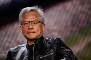 Jensen Huang, PDG de Nvidia, au CES de Las Vegas le 6 janvier 2026.