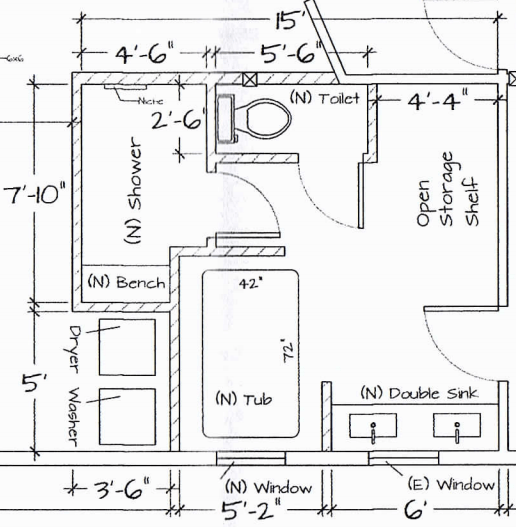 Samouraï-Maître-Salle de bain