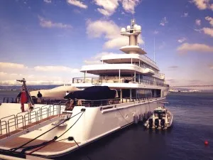 Le yacht de Larry Ellison à l'America's Cup