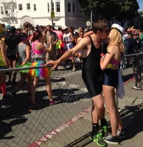 Le baiser à la baie 2 Breakers SF
