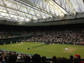 Court central de Wimbledon Roger Federer