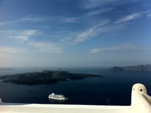 santorini-crater